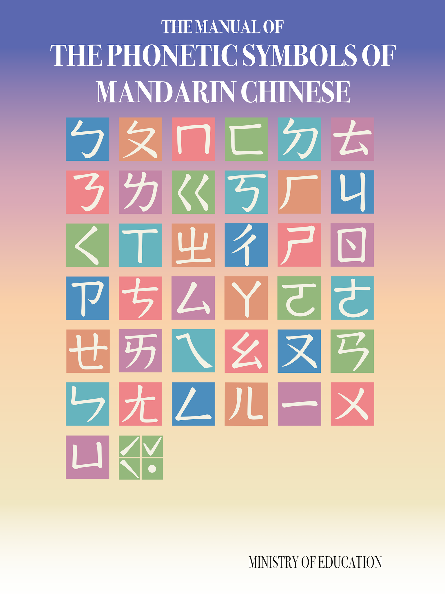 The Manual of the Phonetic Symbols of Mandarin Chinese